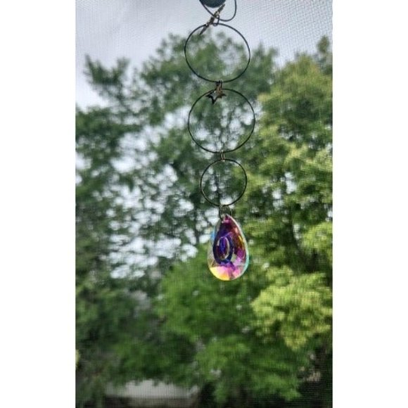 Sun Catchers, 10 Pieces Colorful Crystal Suncatcher with Chain Pendant Ornaments - Picture 2 of 2